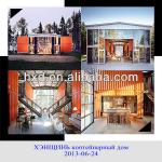 Heilongjiang prefabricated Living Shipping Container Home for bar / office / hotel-customer made