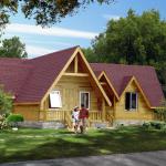 Prefab Wooden House Log Cabin-LH-AA-140122001