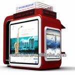 2013 red Information Kiosk / Newsstand/prefab house with ATM-YNB220