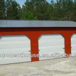 low cost steel structure car garage-CP