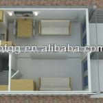 Corrosion resistance/Environment-friendly/Stable and earthquake resistance demountable office container house-HDF-2013