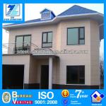 luxury prefabricated steel structure villa house-YL65034