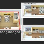 modern prefab shipping container hotel/office/house-HSDCH17