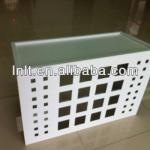 perforated sheet square hole aluminum air conditioner cover AC cover for outdoor decoration-