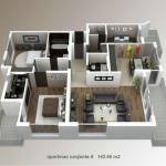 Apartment in Budva, Montenegro - 143 m2-