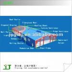 prefab light steel structure warehouse-JY-SS558