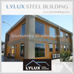 Steel structure modern office,cheap prefabricated building,prefab office-#503