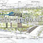 Architectural layout,landscape rendering ,building layout design-