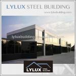 Steel structure building prefab modern office building-#51015