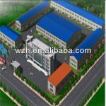 ISO9001 prefab steel structure/steel frame warehouse/ light steel structure-Q23B,Q345B