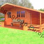Wooden frame modular house-