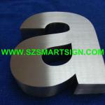 brush finish stainless steel channel alphabet letter-SM-003