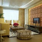decorative embossed 3D faux leather panel for hotel decoration-DP2002