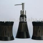 bathroom set lotion dispenser and tumbler and toothbrush holder-B6940