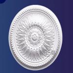 gypsum ceiling medallion-D017