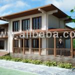 Timber house set (office)-