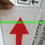 shopping mall department plexiglass laser cut signboard-SM-004