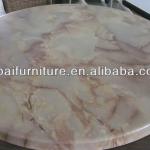 28mm round/square coffee room table top with resin T2601-T2601