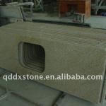 G350 yellow granite veneer countertop for kitchen-DXSWB004