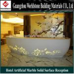 reception desk-solid surface receiption top