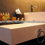 Bensonit solid surface counter vanity top sinks manufacture-