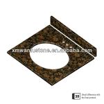 Baltic Brown Home Depot Bathroom Granite Vanity Top with Sink Cut Out-WF Baltic Brown Vanity Top