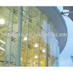 PVDF treatment aluminium curtain walls with low-e reflevtive glass for building-HJC-01