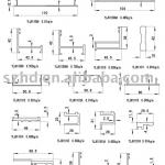 Semi-visible curtain wall-