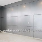 Wecan Lightweight and Washable Aluminum Composite Decorative Wall Panel-ZTL-1100 Silver Grey