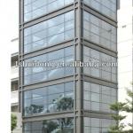 Invisible and visible aluminum curtain wall for interior and exterior decoration.-