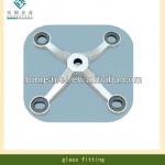 Stainless steel point-fixed Glass Wall Fittings glass curtain wall spider-4 spiders