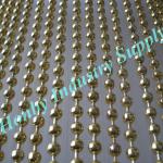 popular standard 8mm brilliant gold color metal beaded chain curtain-N0726F