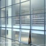 Glazed Aluminium Curtain Wall With Openable Vetilations-6063