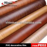 TEMAX furniture wood grain pvc lamination film-PVC02