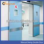 Hospital Automatic sliding double swing protective door-OTD80