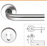 lever type door handle,door lever handle on plate-PH-304-8