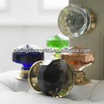 Crystal Glass Door Knob-SMB6027-BL