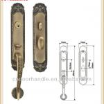 Pop Metal luxury door locks and handles exterior big plated door handle-HG992-L40 AB