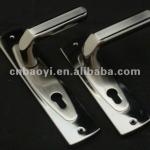 iron plate alu handle shake hand door handle-