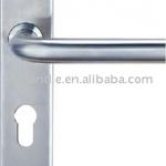 Stainless steel door handle with plate,lever handle with plate,economic door handle-TB-300-C