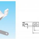 aluminium window jalousie operator-KDM-E007