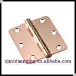3"x3"x1/4"Rx2.0mm Steel Door Hinges (Bronze)-3"x3"x1/4"Rx2.00mm Bronze
