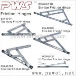 Heavy duty 2-bar/3-bar/4-bar/5-bar/6-bar Stainless Steel Friction Stay/Hinge-80440101 - 80440120