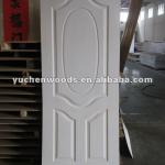 white primer door skin(patterned with woods grain)-YC-003