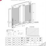Aluminum Insect roller retractable screen door-SO-01-100H2