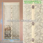 white flower pattern magnetic mosquito net door curtain for summer-FW-01