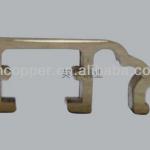 Profile brass door and window extrusion make into different shapes and lengths-YH-184