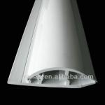 Custom White PVC co-extrusion folding plastic window frame-Window frame profile