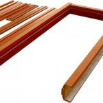 pvc mdf wood door frame-