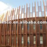 Wood Plastic Composite Sun shading louvers-QBI-15